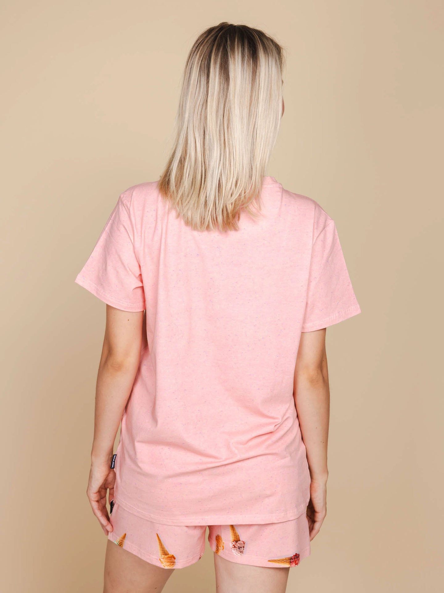 Ice Cream Cones T-shirt en Shorts set Dames - SNURK