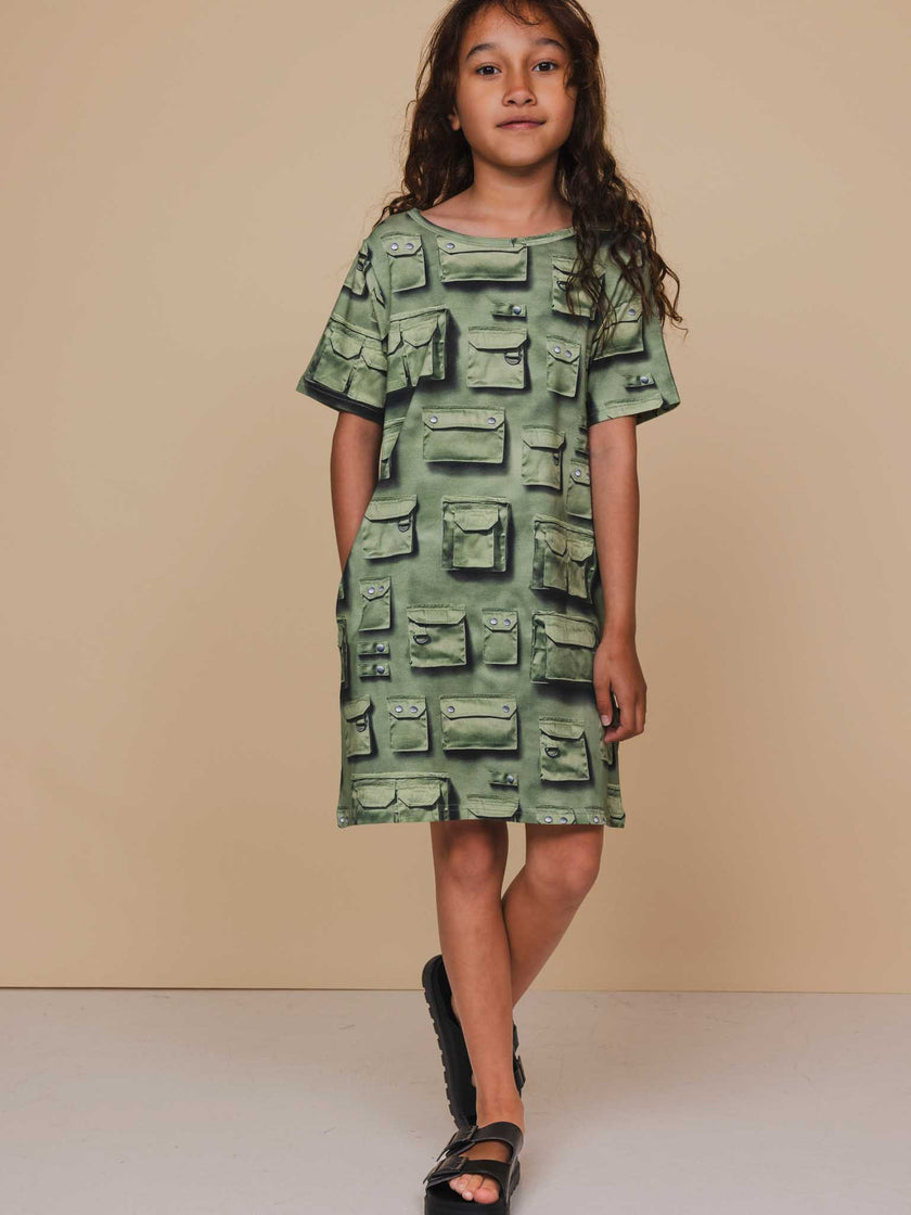 In The Pocket T-shirt Dress Kids