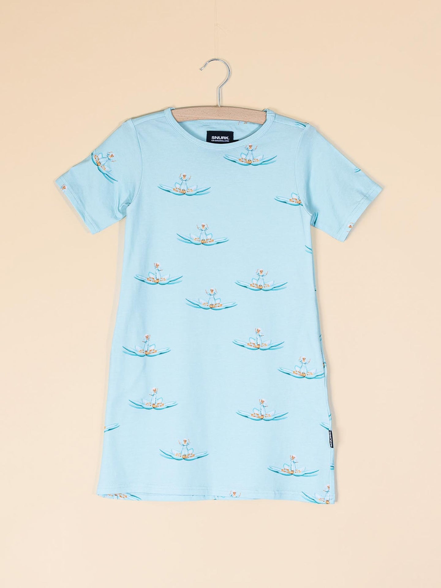 Indische Seerosen T-shirt Dress Kids - SNURK