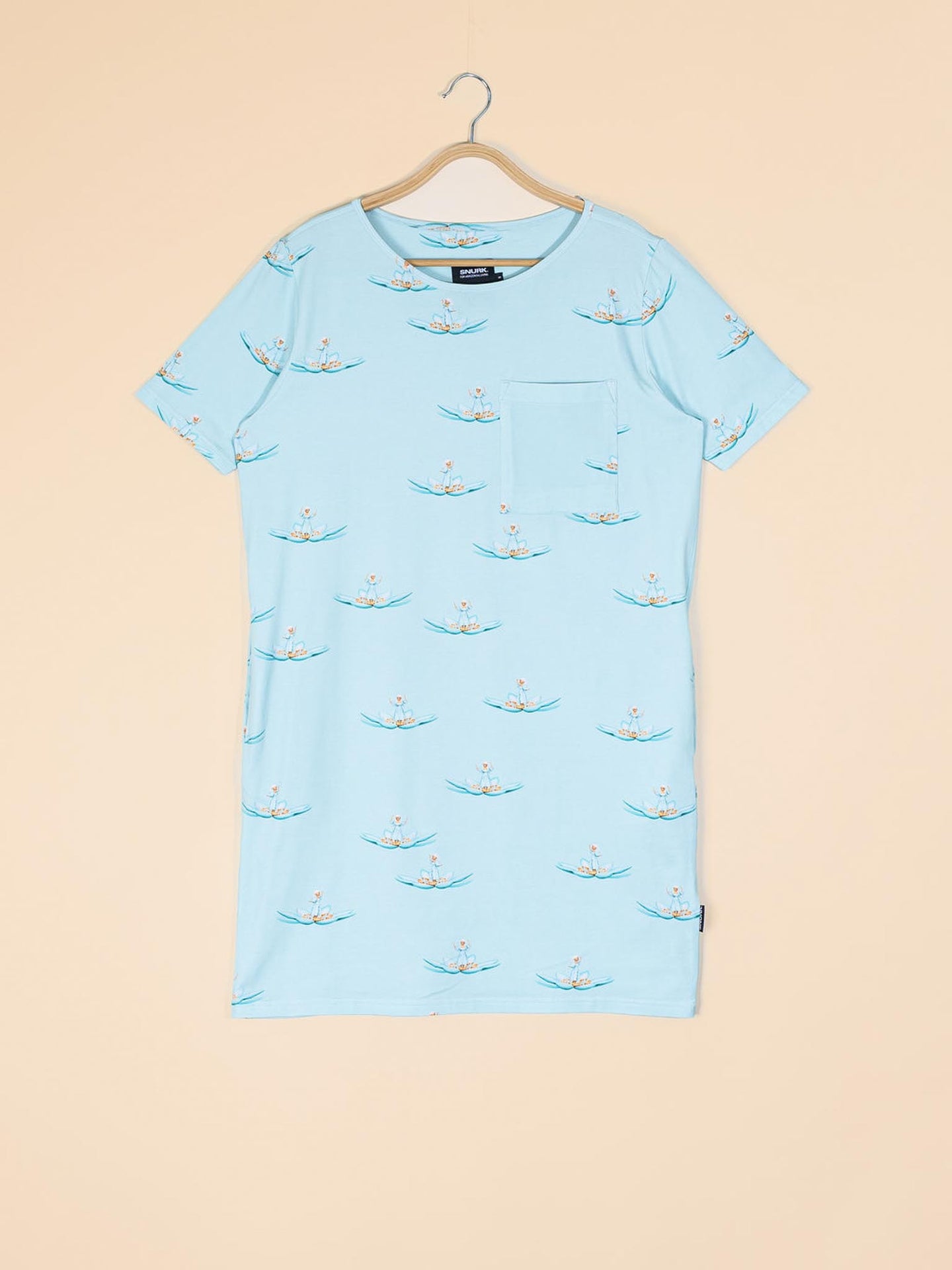Indische Waterlelies T-shirt Dress Dames - SNURK