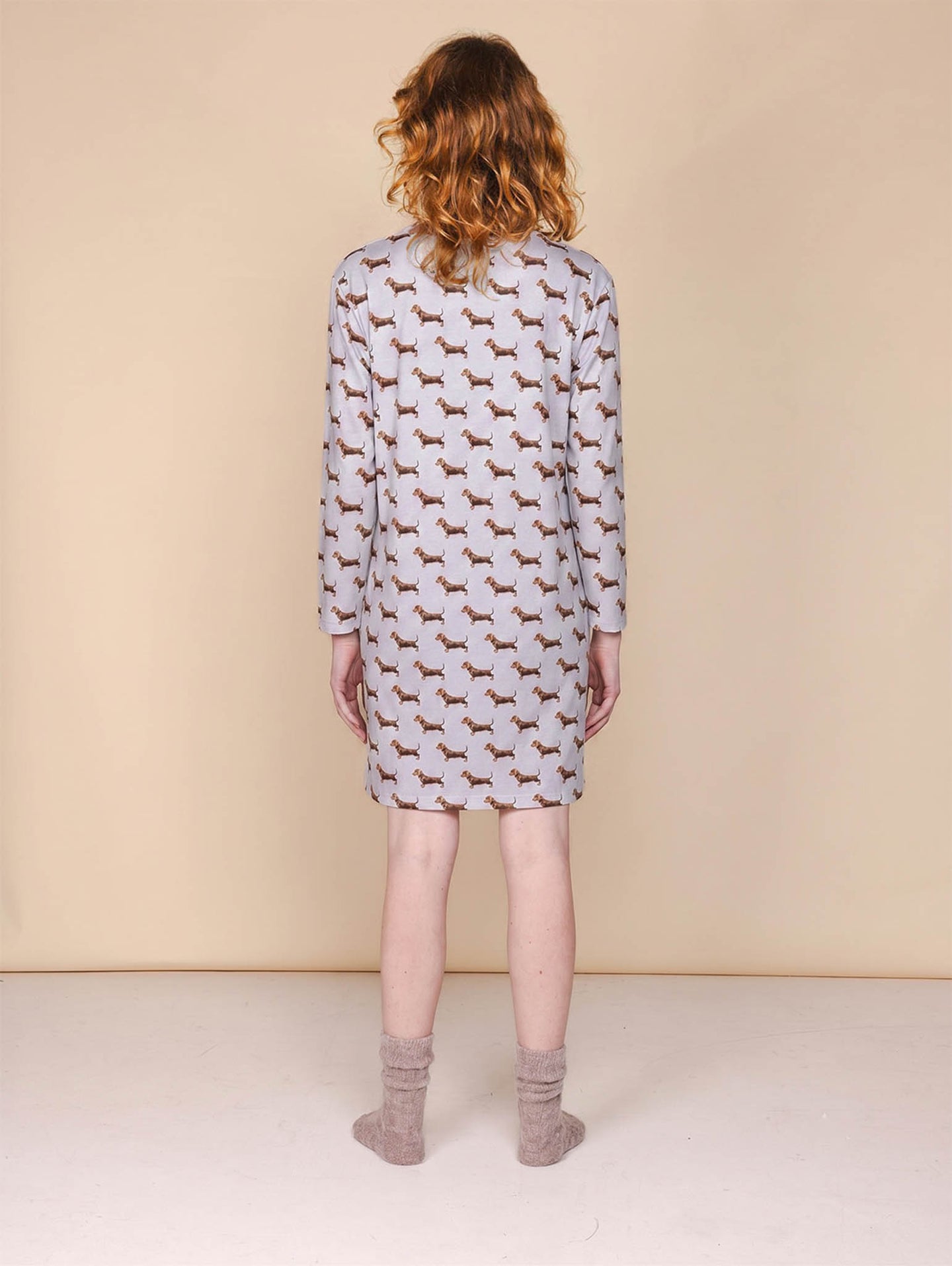 James Grey Long Sleeve Dress Dames