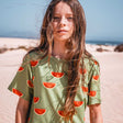 SS25 Kids met meisje in Watermelon Print