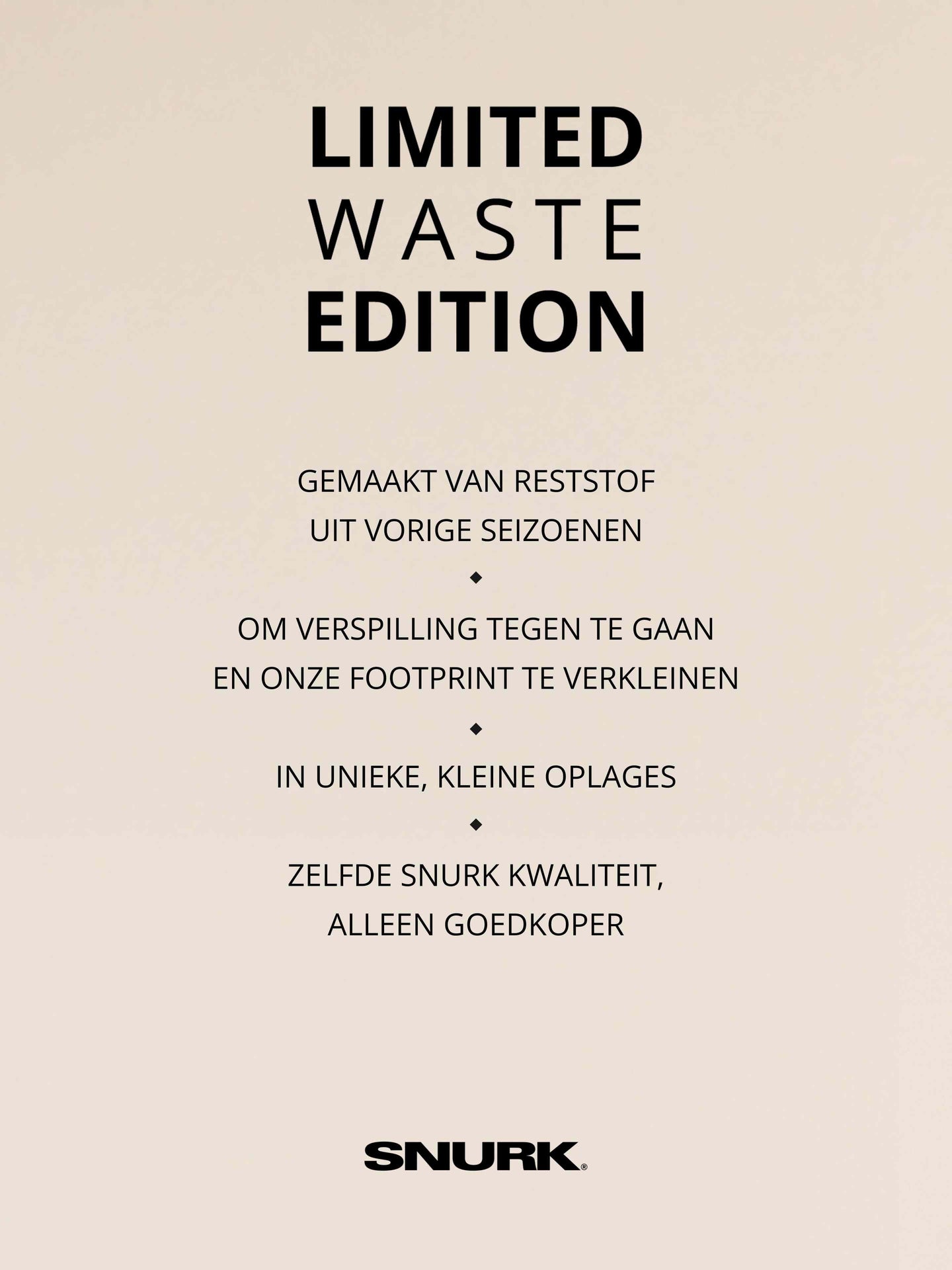 Limited Waste Editions
