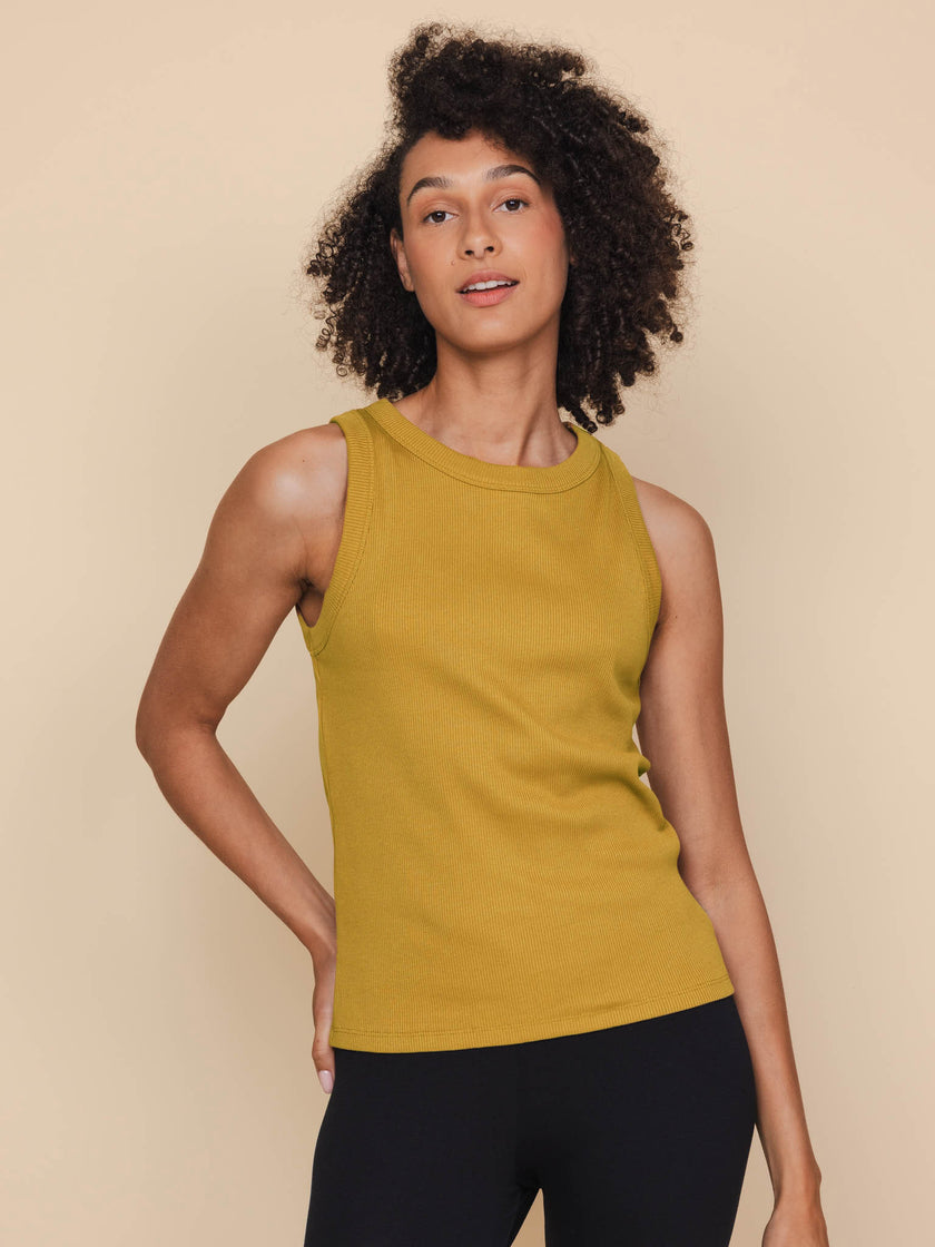 Mustard Tanktop Dames