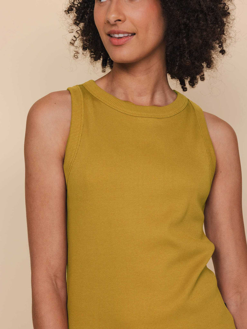 Mustard Tanktop Dames
