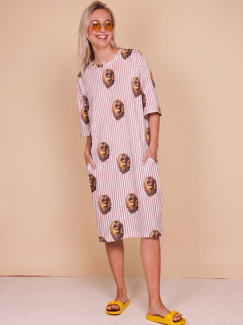 Eggs Navy Relaxed Tee Dress Women
