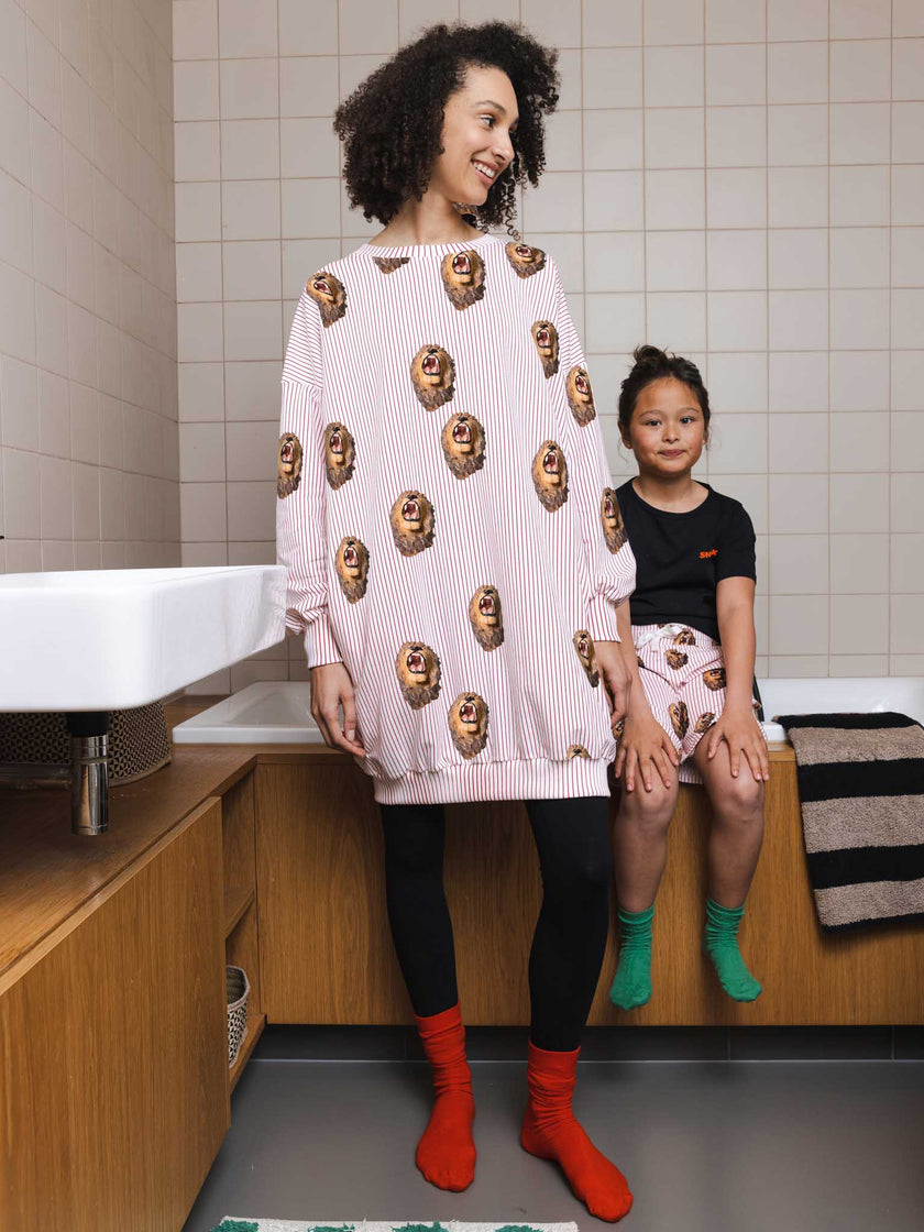 Lions Head Sweater Dress Damen