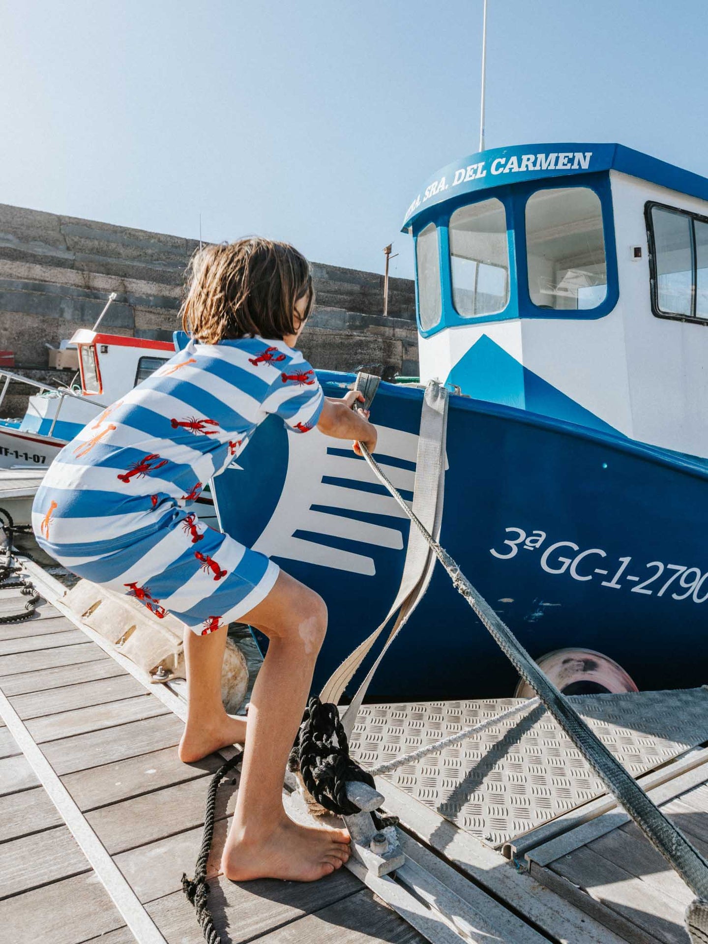 Lobsters T-shirt en Shorts set Kids