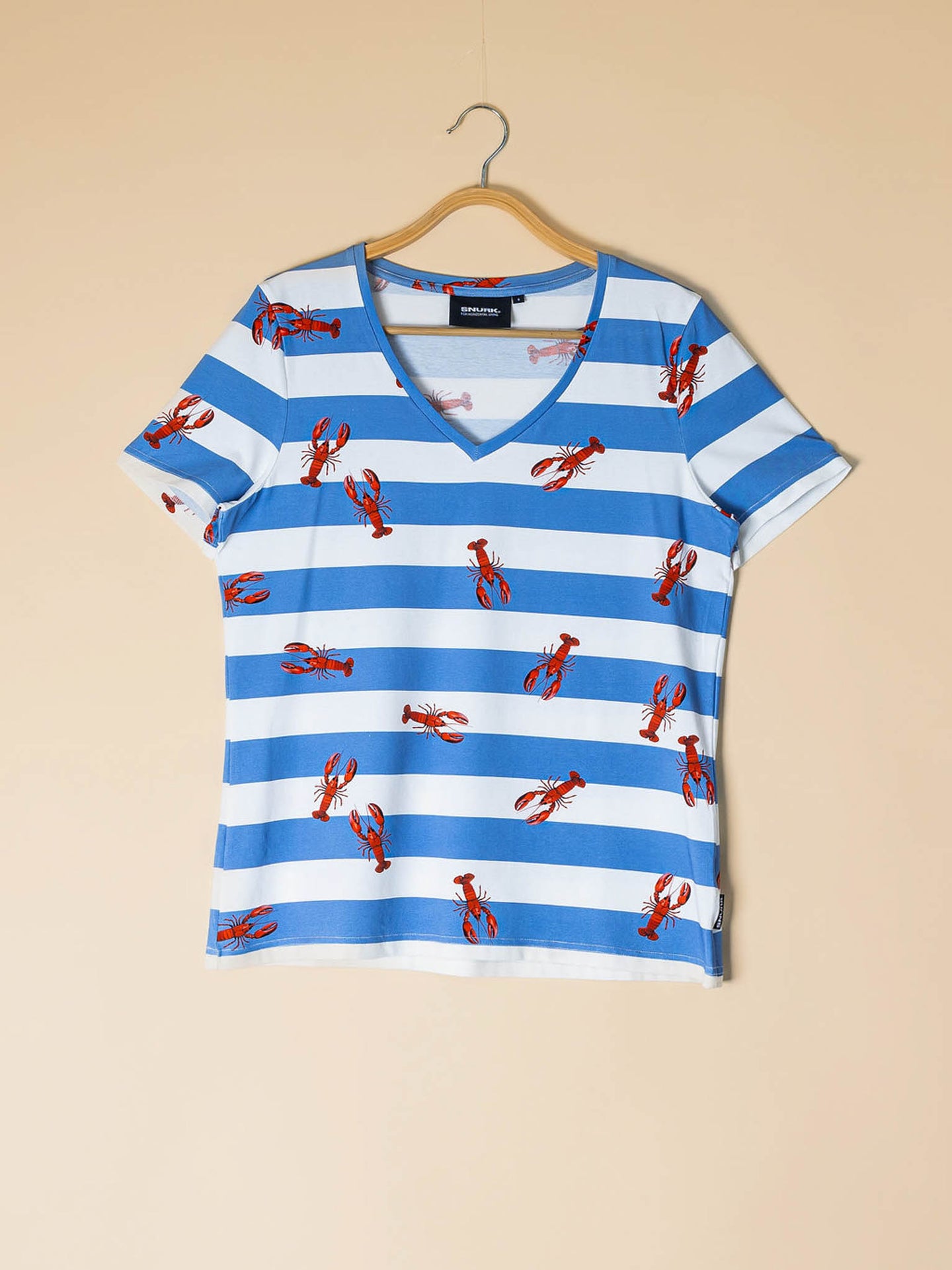 Lobsters V-neck T-shirt Dames - SNURK