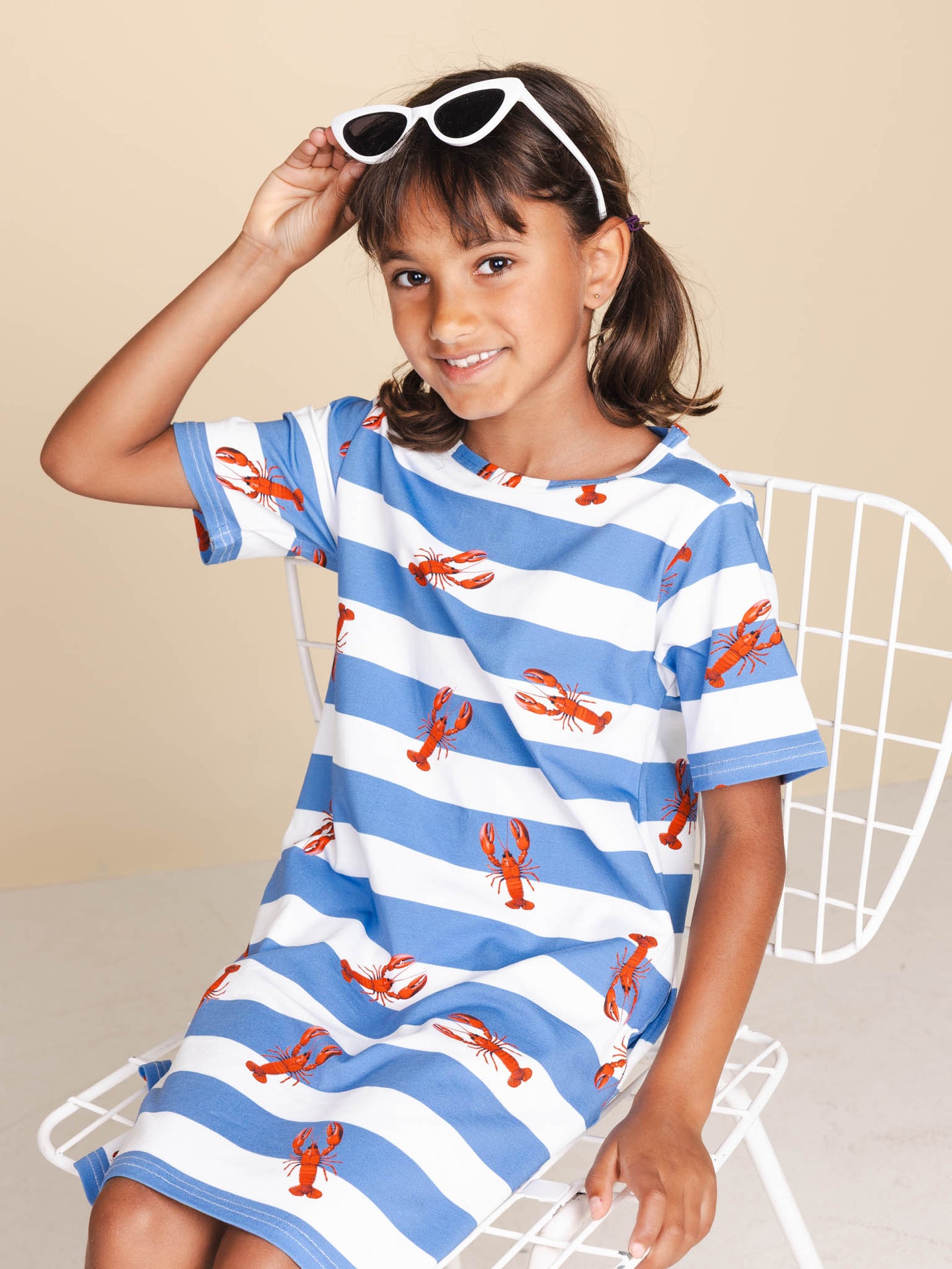 Lobsters T-shirt Dress Kids - SNURK