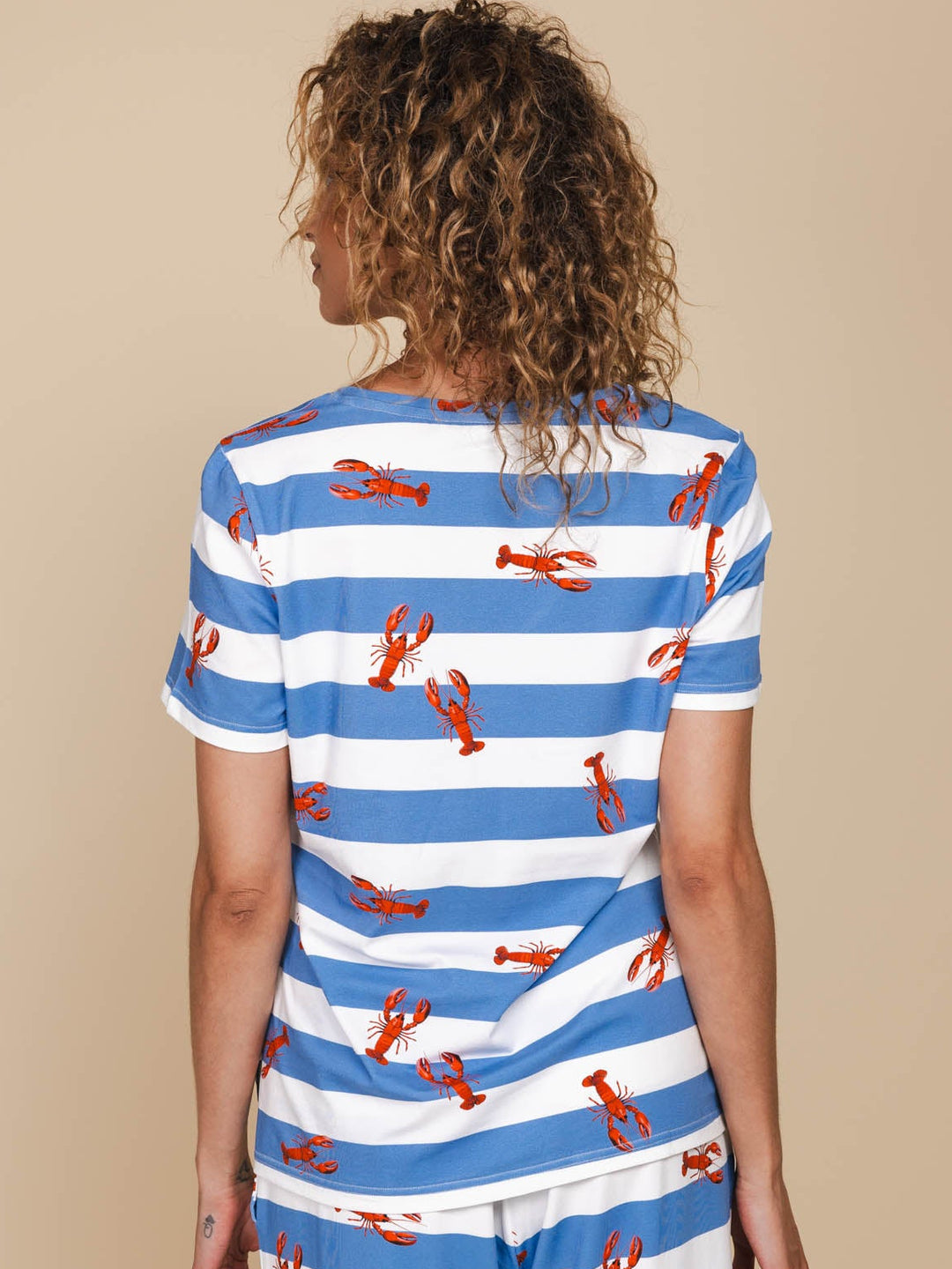 Lobsters V-neck T-shirt en Shorts set Dames - SNURK