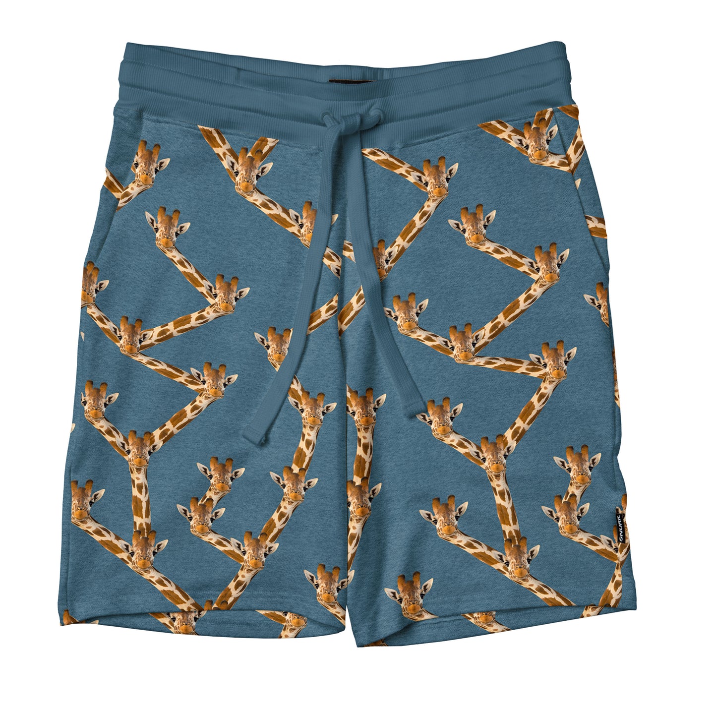 Giraffe Blue Shorts Heren