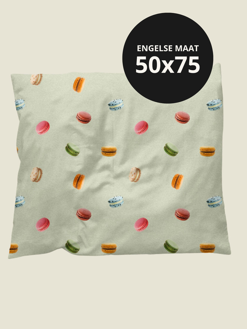 Macaron Green kussensloop