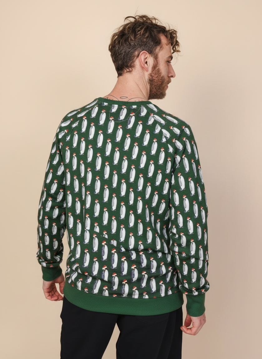 Penguin Xmas Party Sweater Heren