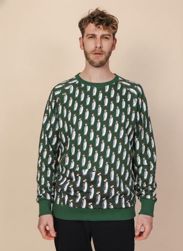 Penguin Xmas Party Sweater Heren