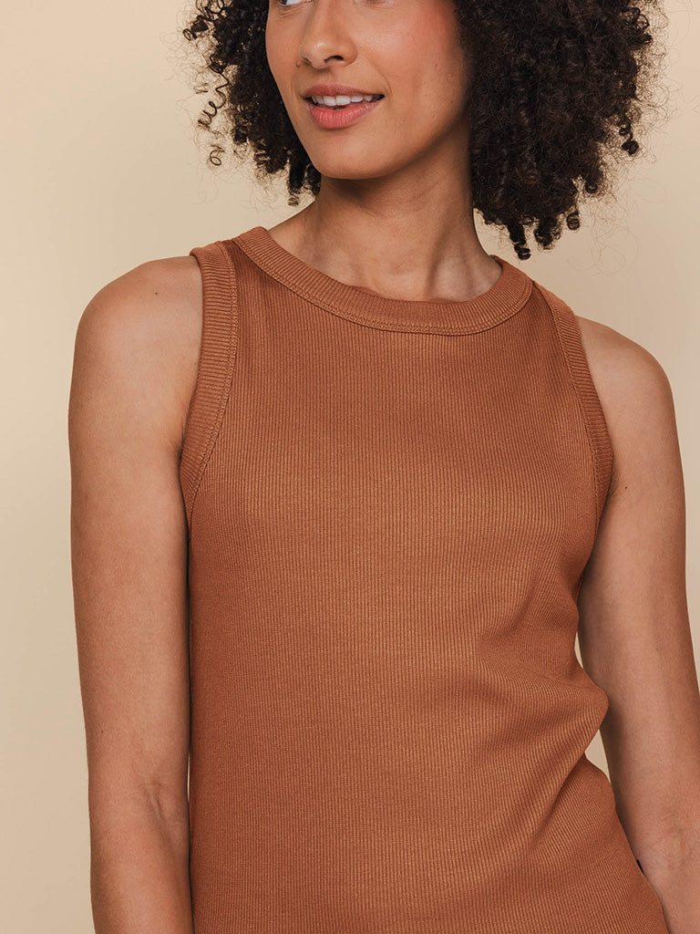 Mokka Tanktop Dames