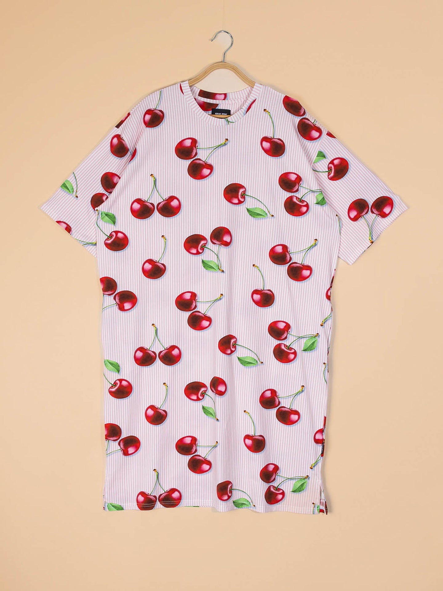 Mon Cherry Relaxed Tee Dress Dames - SNURK