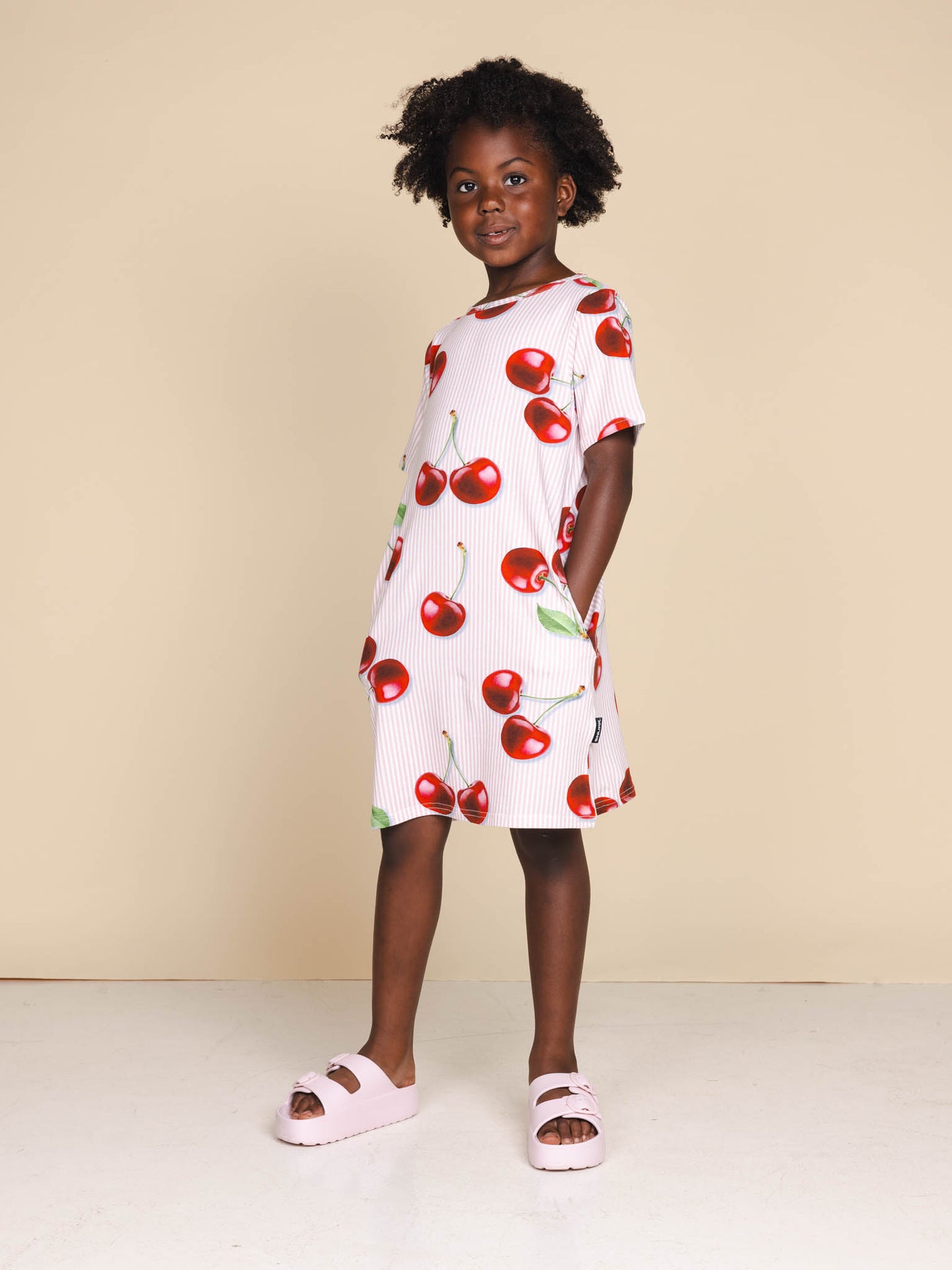 Mon Cherry T-shirt Dress Kids - SNURK