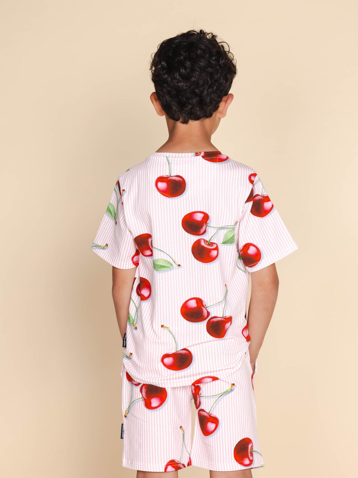 Mon Cherry T-shirt en Shorts set Kids - SNURK