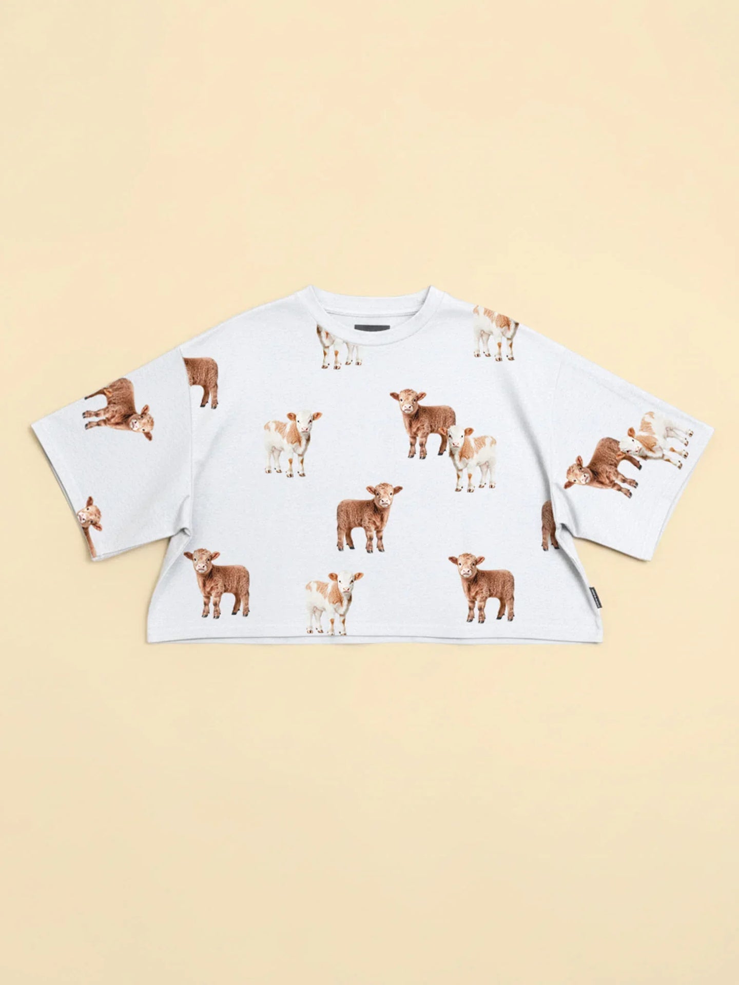 Moo Moo Cropped T-Shirt Dames - SNURK