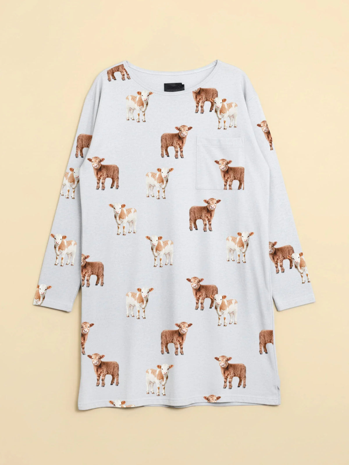 Moo Moo Long Sleeve Dress Dames - SNURK