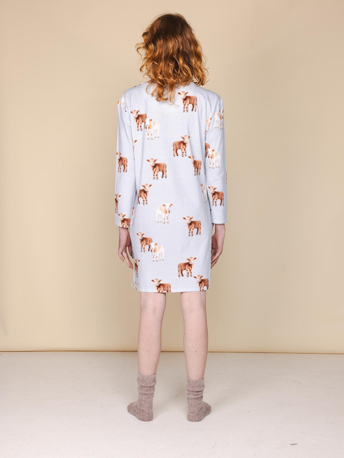 Moo Moo Long Sleeve Dress Women