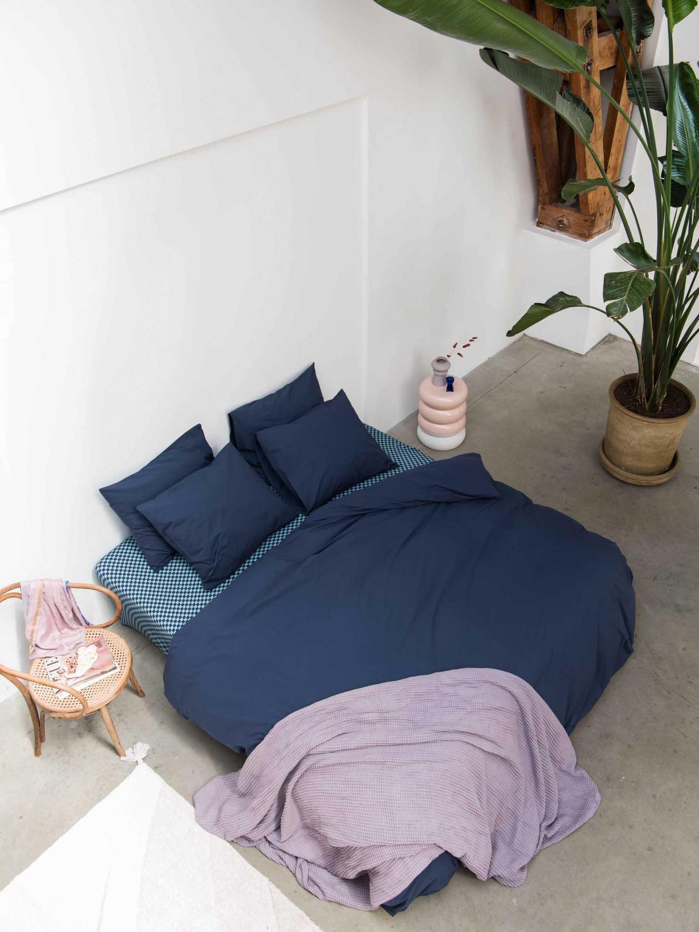 Navy duvet cover