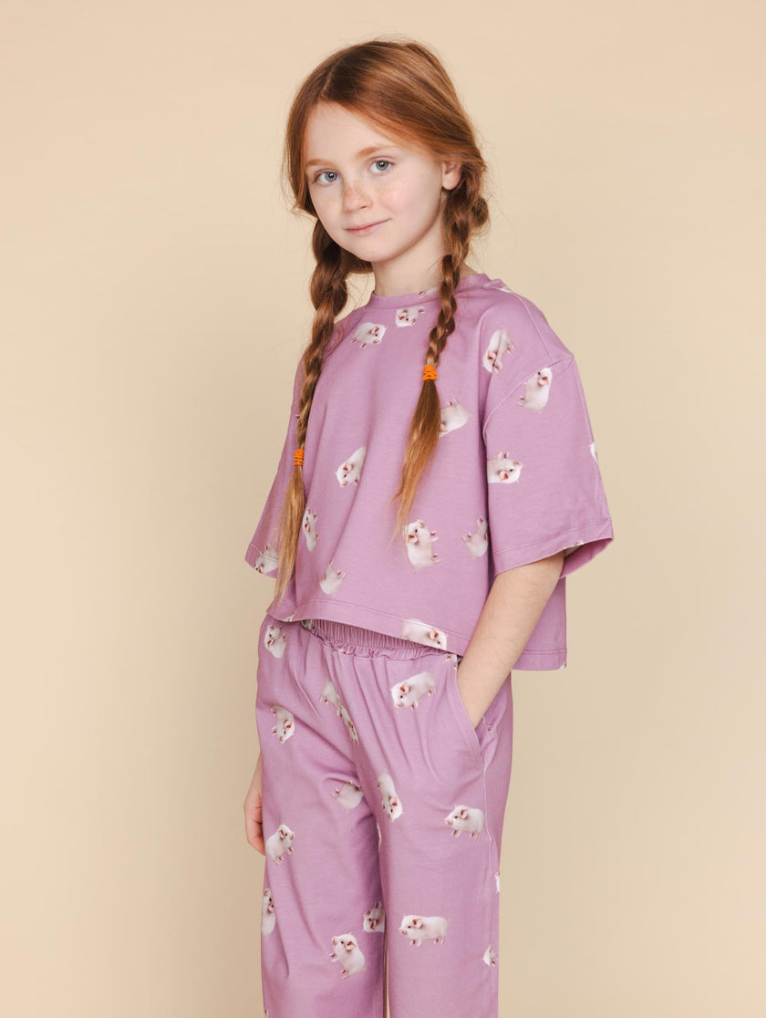 Oink Oink Cropped T-Shirt Kids