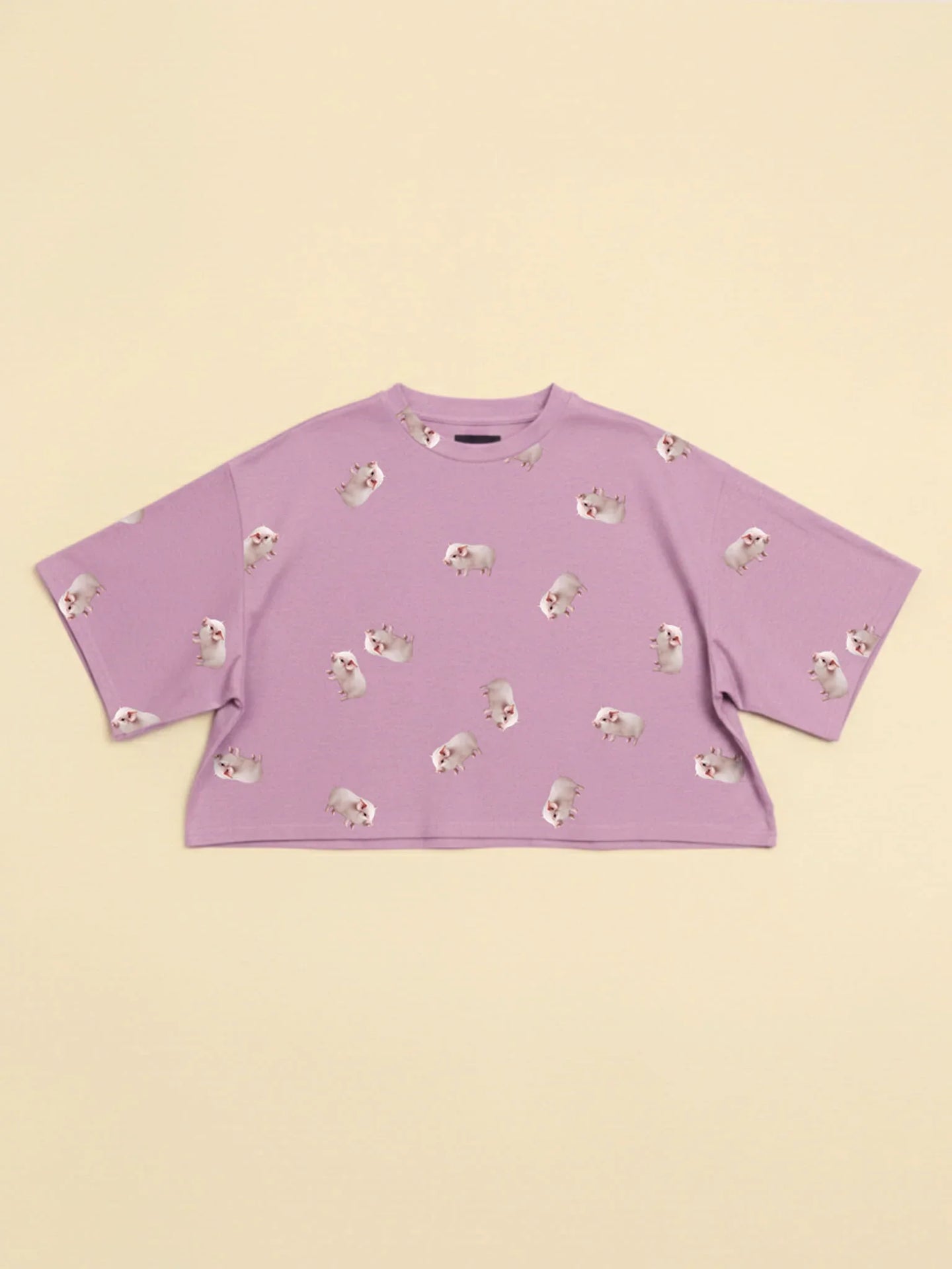 Oink Oink Cropped T-Shirt Dames - SNURK