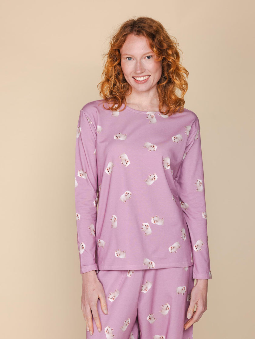 Oink Oink Long Sleeve T-shirt Dames