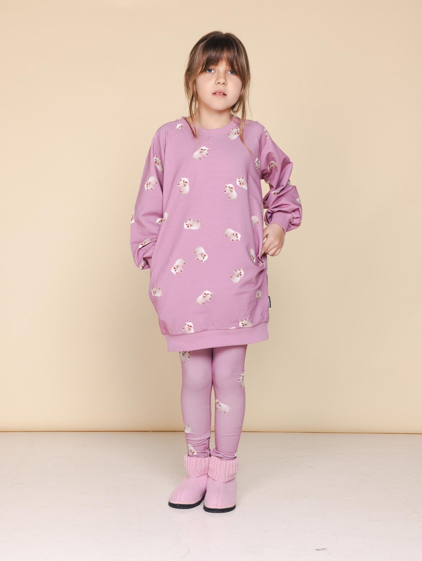 Oink Oink Sweater Dress Kids