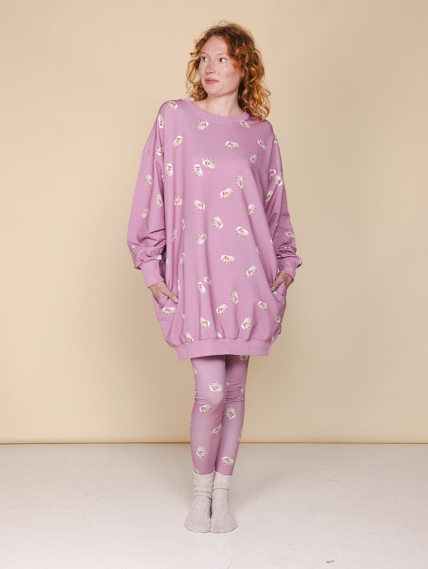 Oink Oink Sweater Dress Damen