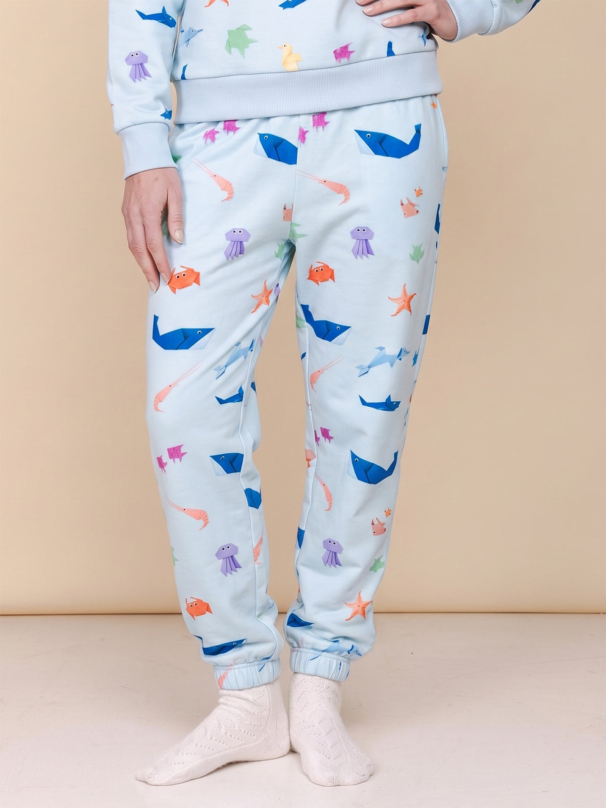 Origami Sea Broek Relaxed