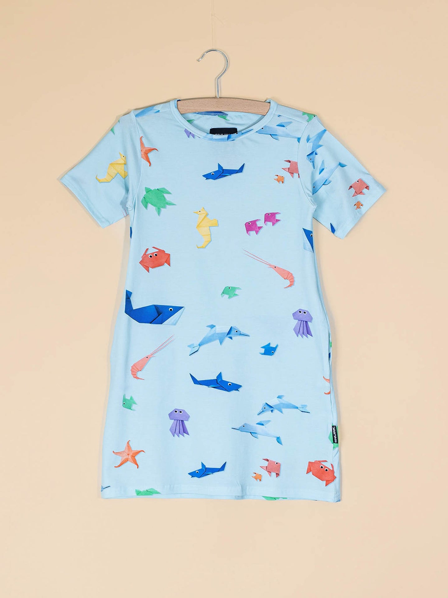 Origami Sea T-shirt Dress Kids - SNURK