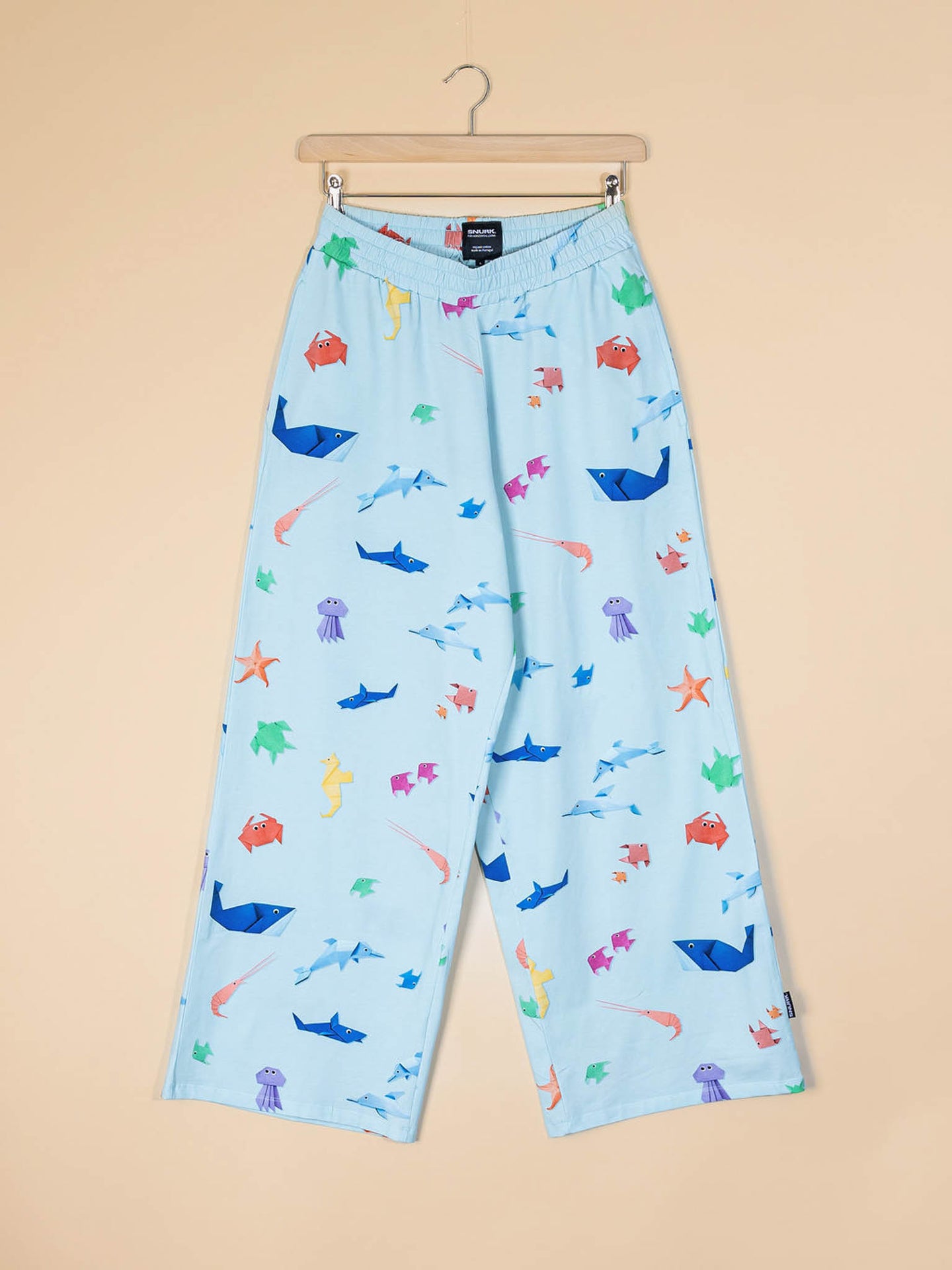 Origami Sea Wijde broek Dames - SNURK