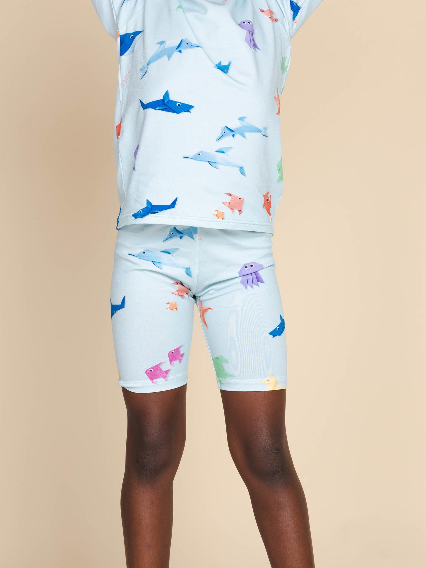 Origami Sea Bikershorts Kids