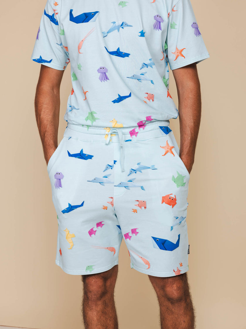 Origami Sea Shorts Men
