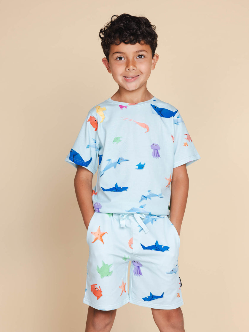 Origami Sea T-shirt Kids