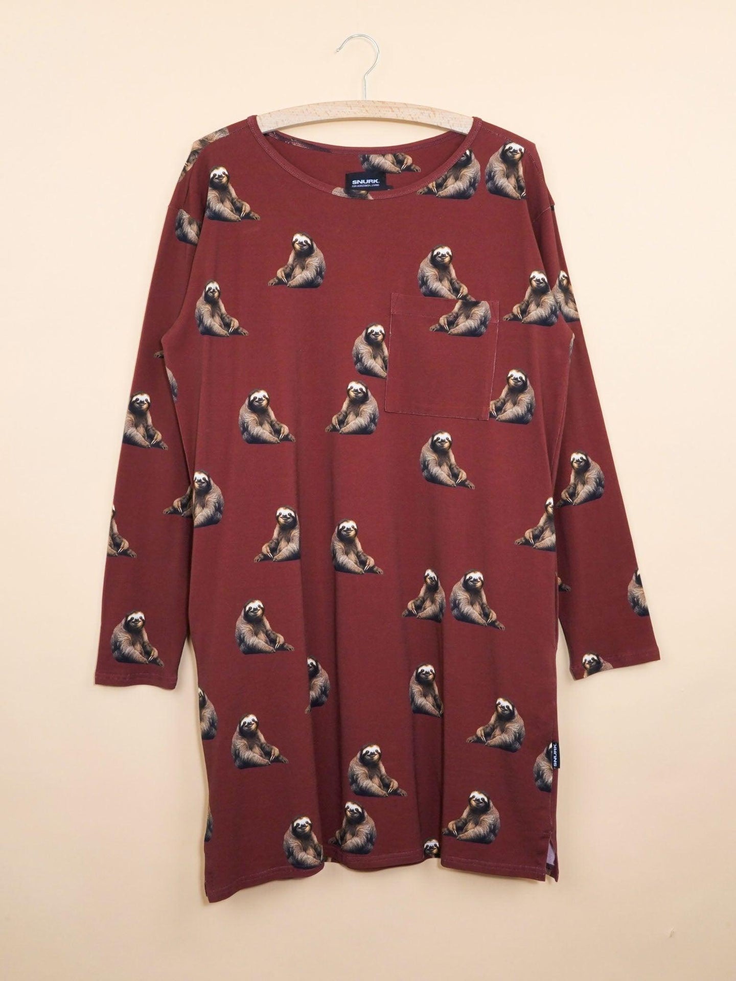 Sloth Longsleeve Dress Women