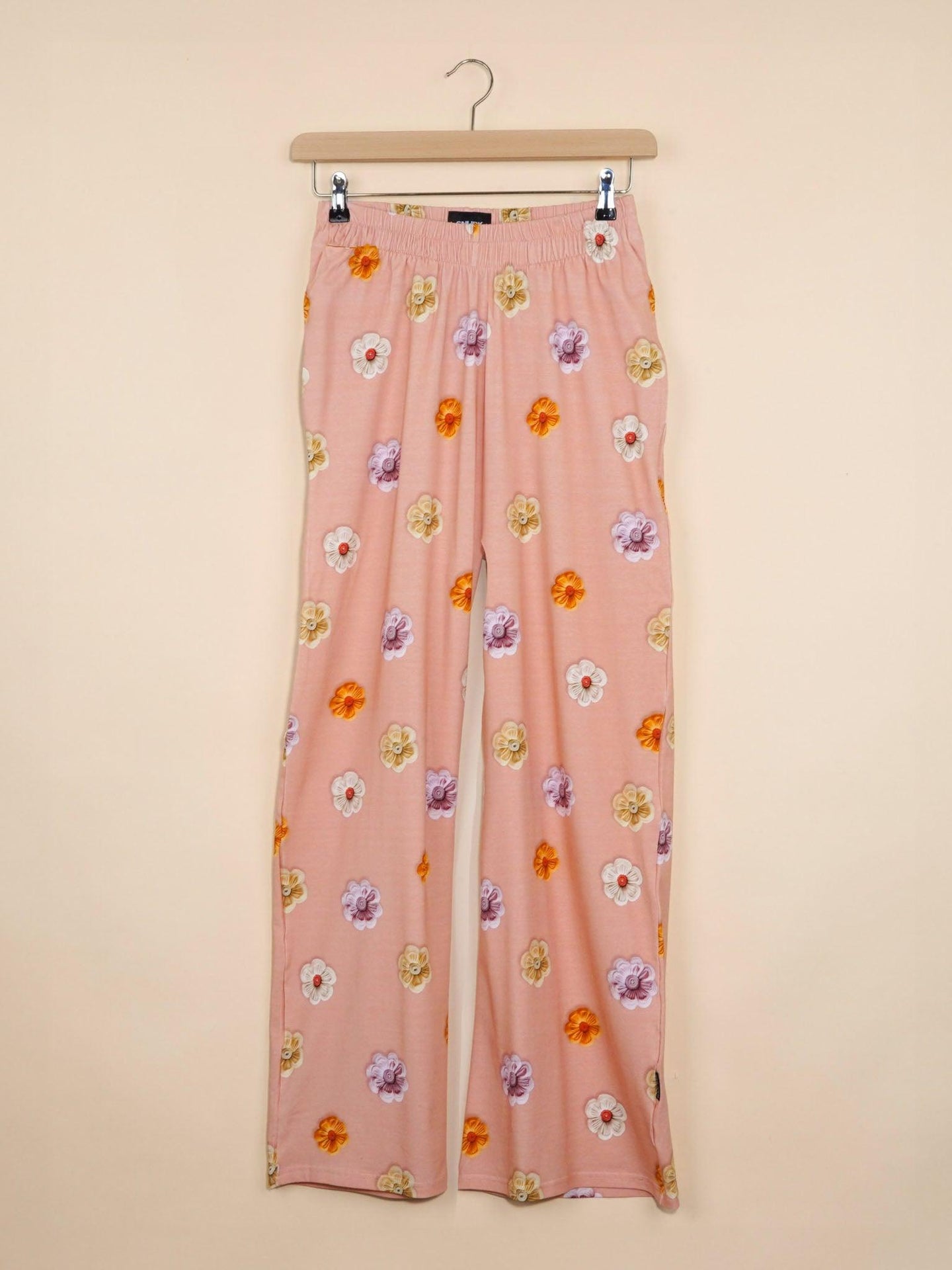 Flower Power Wijde Broek Dames