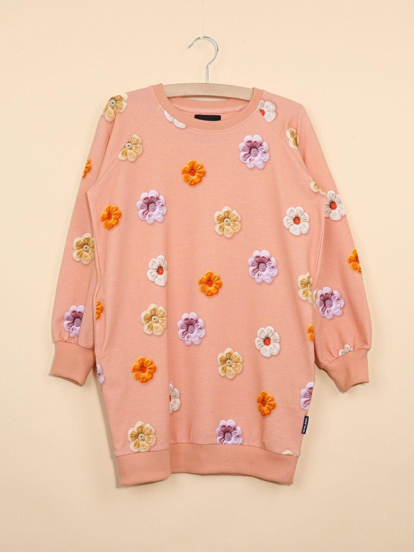 Flower Power Sweater Dress Kinderen