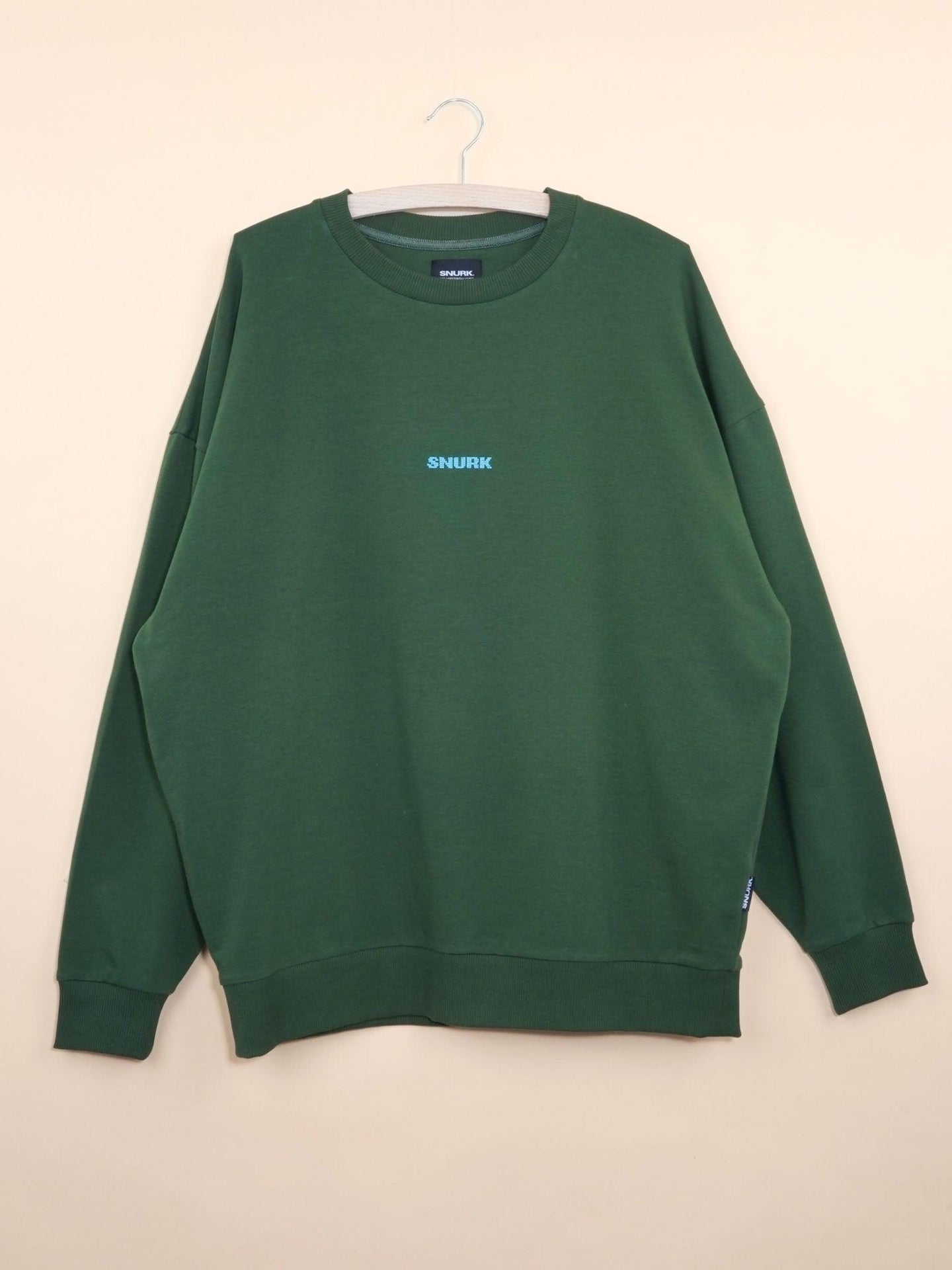 Dark Green Relaxed Sweater Unisex