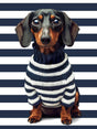 Pierre the Dachshund Print - SNURK