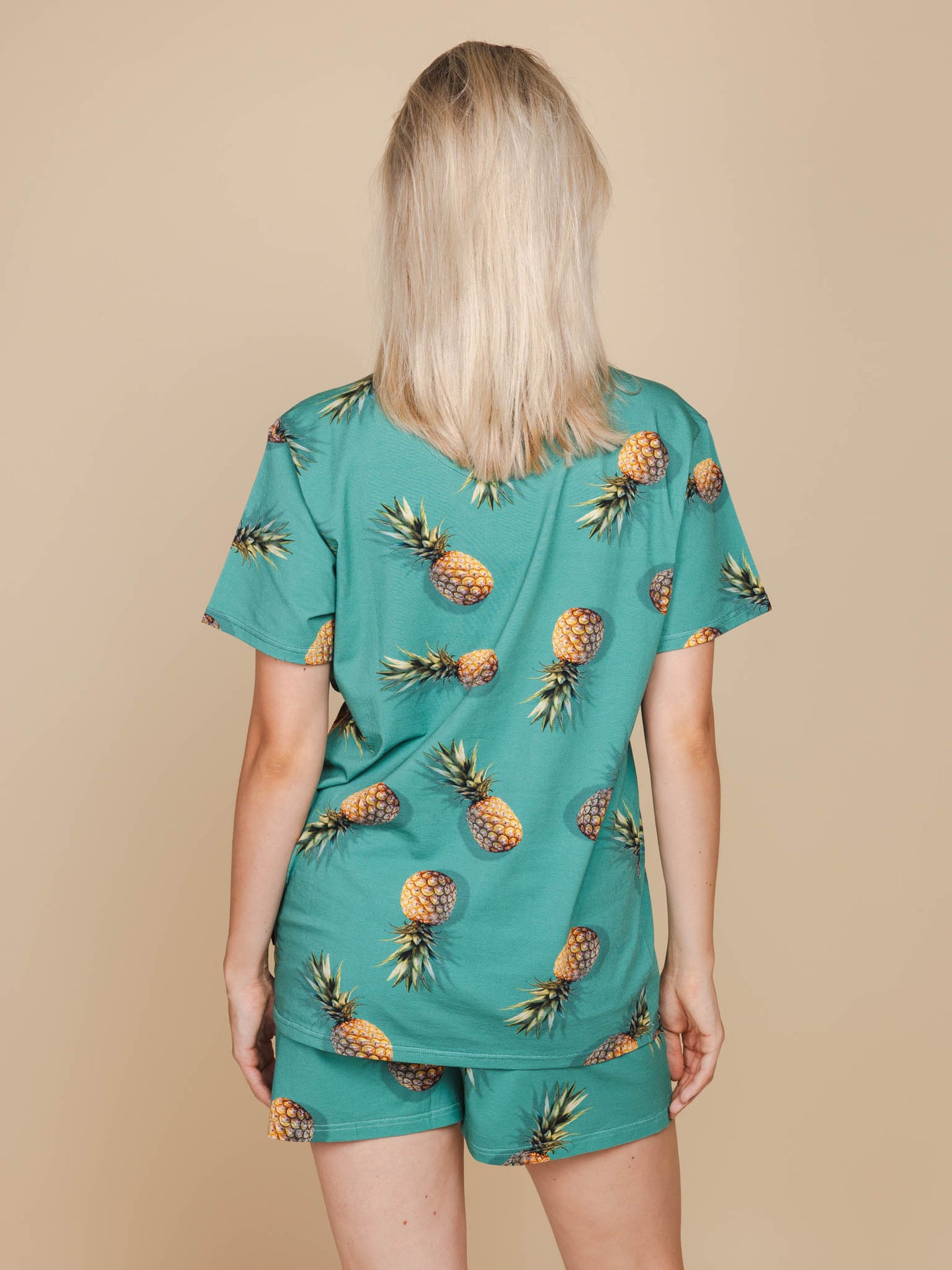 Pineapples T-shirt en Shorts set Dames - SNURK