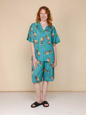 Pineapples Button Up set Dames