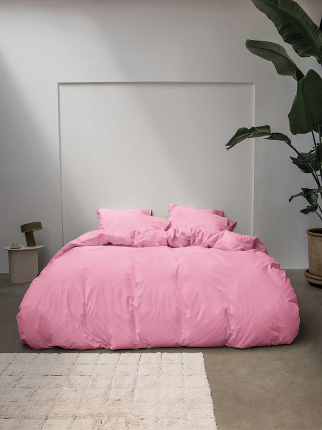 Pink duvet cover