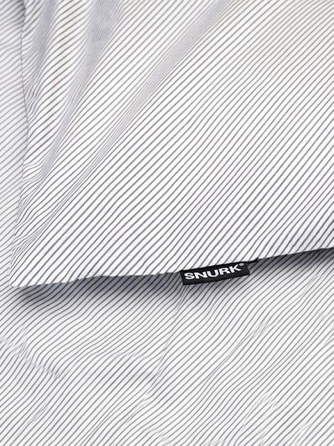 Pinstripes Grey duvet cover set