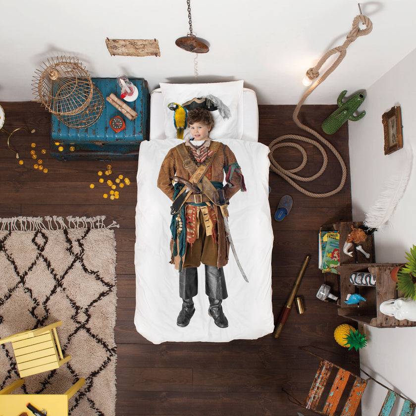 Pirate Junior dekbedovertrek DE
