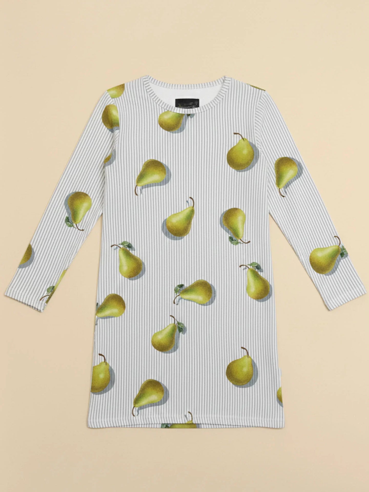 Poire Noir Long Sleeve Dress Kids - SNURK