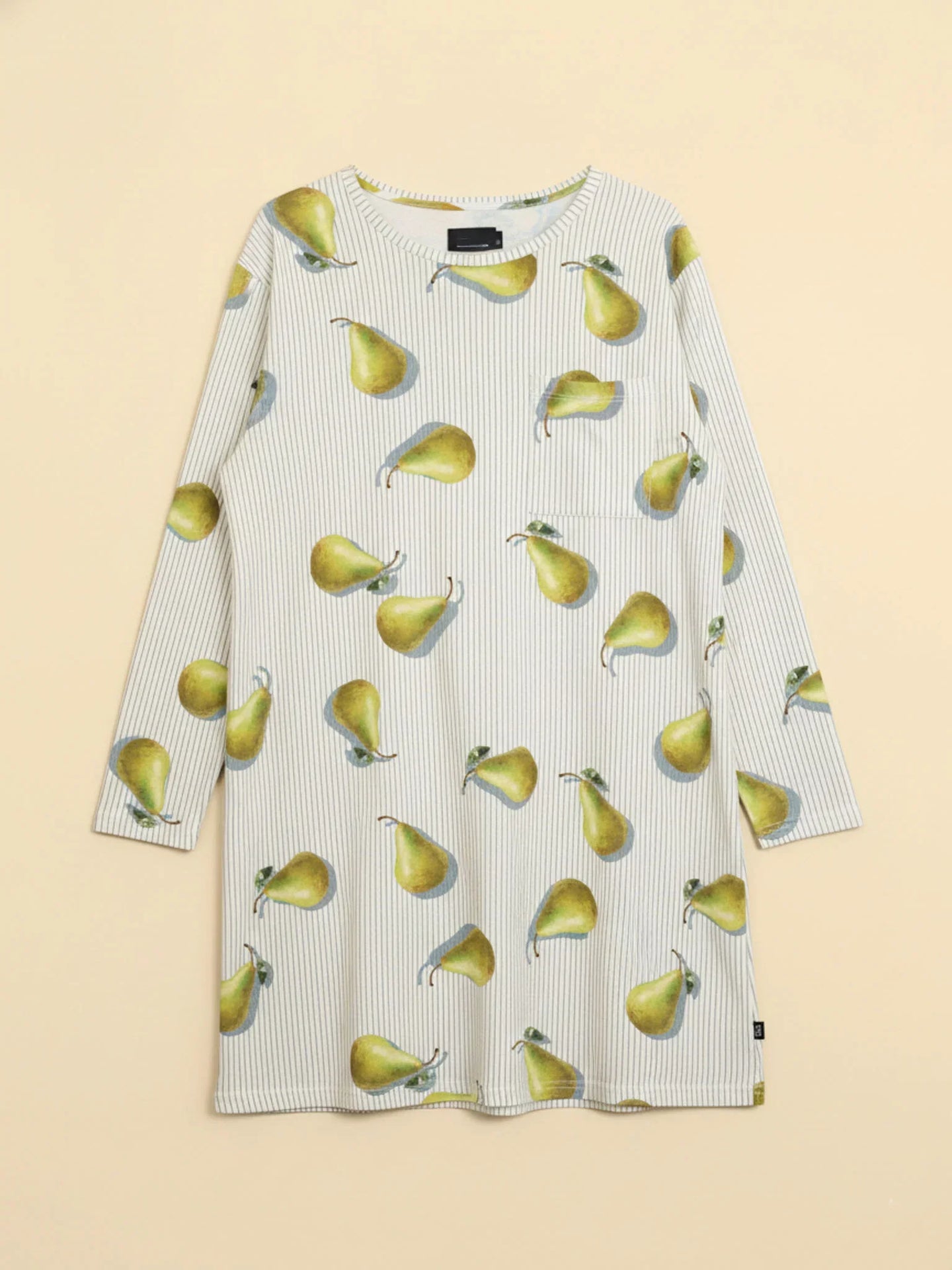 Poire Noir Long Sleeve Dress Dames - SNURK